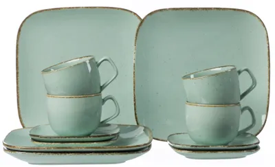 Productafbeelding van Koffieservies, 12-delig, blauw