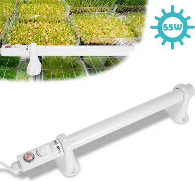 Produktbild von Yakimz Gewächshausheizung Schuppenheizung Grow für Gewächshäuser Gewächshaus Heizung 55W