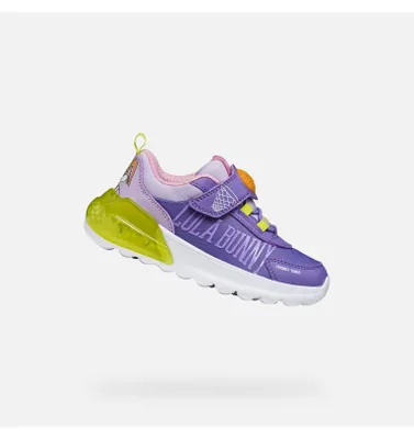 Produktbild von Geox Lila leuchtende Mädchen-Sneaker Activart Illuminus 24