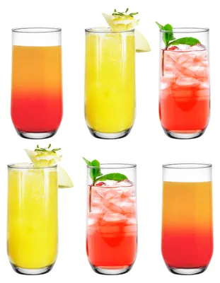 Produktbild von Glasmark Trinkglaser/Wasserglaser Trinkbecher - Glas - 6x - 400 ml