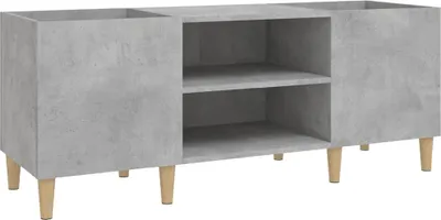 Obrázek produktu pro vidaXL Skříňka na talíře Concrete Grey 121x38x48 cm Materiál dřevo