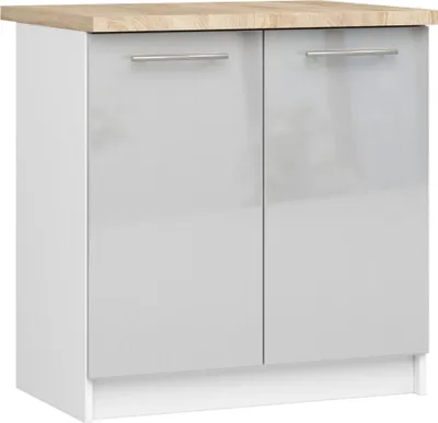 Obrázek produktu pro AKORD Furniture Factory KS0POLIBIAMETPOL015, 2 dveře/dveří, 2 police/polic, Bílá, Dvířka s pantem, 16 mm, 460 mm