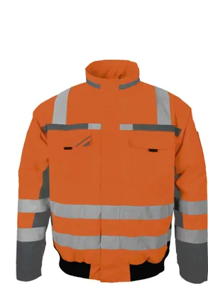 Produktbild von Winter-Warnschutz Pilotenjacke orange/grau, Gr. S - PKA Klöcker