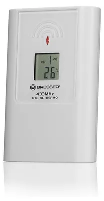Zdjęcie produktu dla BRESSER Zegar pogodowy LCD TemeoTrend JC – czarny – 7004404CM3000