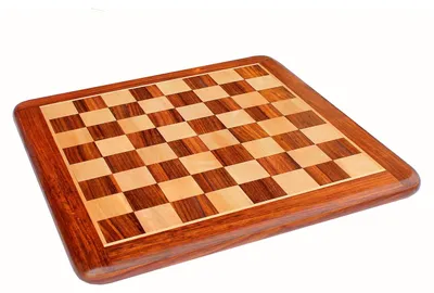 Immagine prodotto di Scacchiera in legno - 53 x 53 cm - Legno di acacia - Senza pezzi degli scacchi