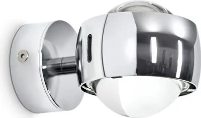 Produktbild von Osacca »Osacca« Wand-Lampe, halbrunde Designer-Effektlampe in modernem chrom