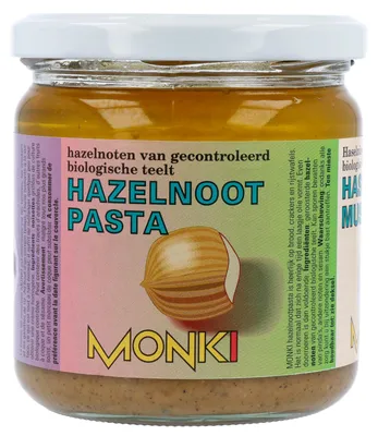 Productafbeelding van Monki Hazelnootpasta eko (330 gr)
