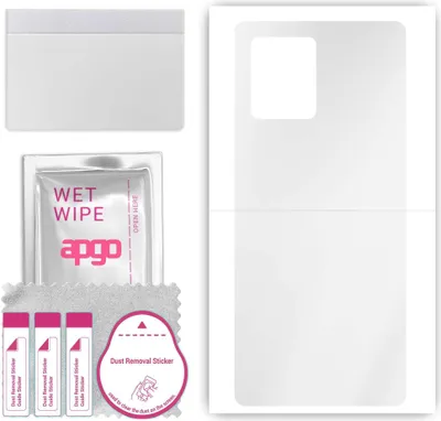 Produktbild von apgo Rückseite Schutzfolie, klar, kompatibel mit Vivo Y32T, Hinten Hydrogel-Displayschutzfolie mit Positionierhilfe, kratzfest, einfache Montage