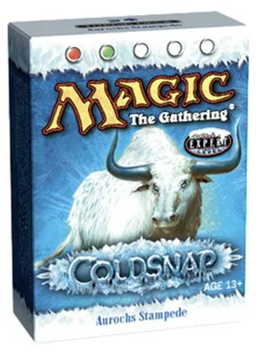 Zdjęcie produktu dla Magic: The Gathering Coldsnap: Aurochs Stampede Theme Deck