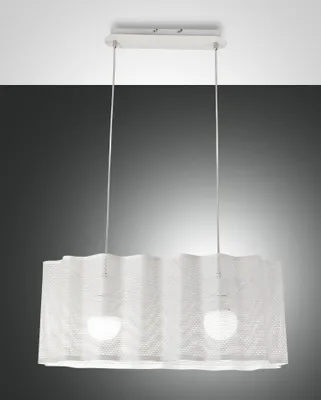 Produktbild von Fabas Luce Pendelleuchte Glicine E27 2000x300mm Weiß