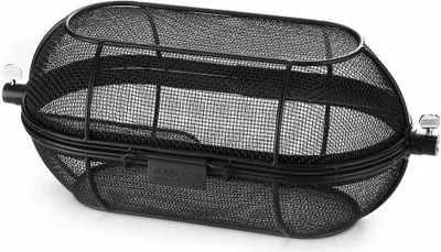 Produktbild von Drehspieß Korb für Drehspieße, Grillkorb, rund, schwarz