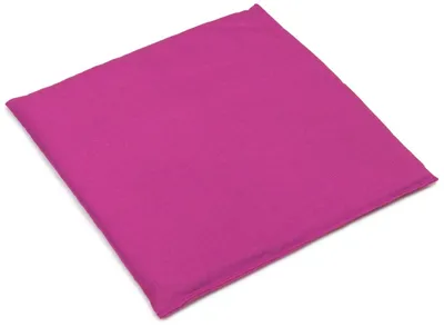 Produktbild von Leinsamenkissen 19x19cm pink - Kleines Körnerkissen als Wärmekissen & Kältekompresse