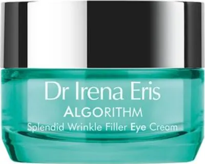 Zdjęcie produktu dla Dr Irena Eris Algorithm Splendid Wrinkle Filler Eye Cream, Krem pod oczy, Kobiety, Skóra dojrzała, Przeciw cieniom, Krem przeciwzmarszczkowy, Elastyczność, Ujędrniający, Nawilżający, Słoiczek, Aqua (Water), Isododecane, Caprylic/Capric Triglyceride, 1,2-Hexanediol, Glycerin, Silica,...