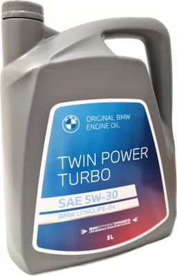 Produktbild von Original BMW Twin Power Turbo 5 Liter Kanister Motoröl 5W30 LL-04 Longlife-04
