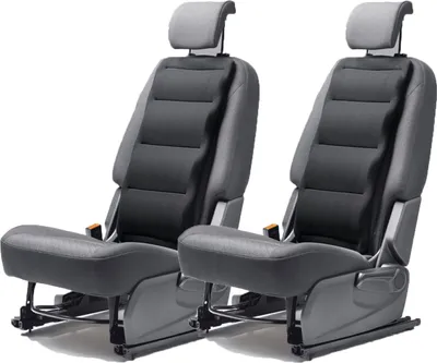 Produktbild von 2 x Universal Rückenpolster Activ-Polster 60 x 30 cm Sitzauflage Wohnmobil Wohnwagen Auto Sitzpolster