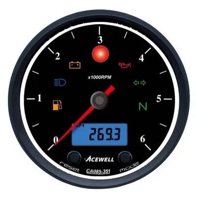 Immagine prodotto di Tachimetro digitale analogico ACEWELL DZM 6000rpm