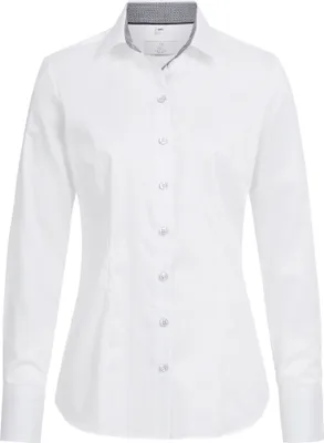 Produktbild von Greiff Corporate Bluse PREMIUM Damen ® Weiß/Grau 42