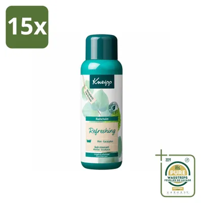 Imagen del producto de 15 unidades de gel de ducha Kneipp con menta y eucalipto - 400 ml - Paquete de suministro
