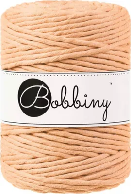 Produktbild von BOBBINY 5 mm Makramee Garn Regular 100 m, Farbe:Peach Fuzz