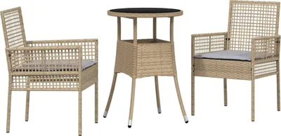 Produktbild von vidaXL 3 stk. Beige