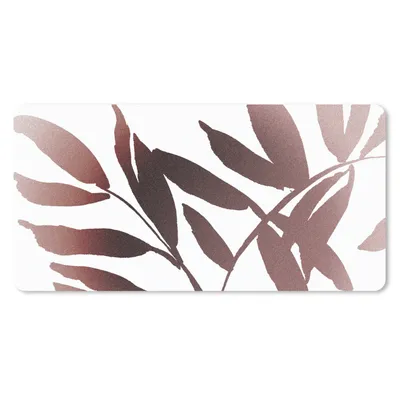 Produktbild von MuchoWow® Mauspad Mousepad Blättern - Design - Abstrakt 60x30 cm - Mousepads - Maus Mat - Pad - Mausunterlage - Nachhaltig