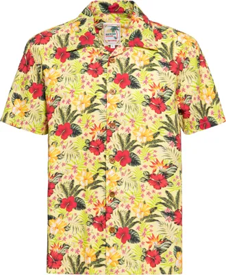 Produktbild von KING KEROSIN Hemd Im Tropical Hawaiian Style Gelb S