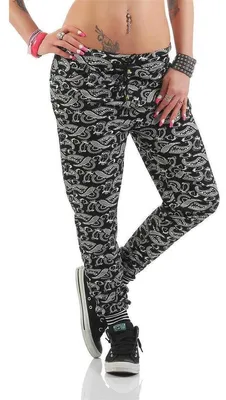 Produktbild von Damen Hose Pumphose Sommer-Hose; Muster 3/S/M