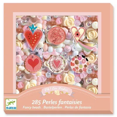 Immagine prodotto di Djeco Gioielli per bambini: perline: cuori
