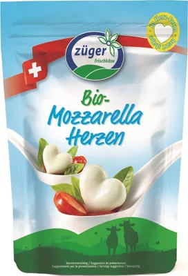 Produktbild von HERZFRMIGER MOZZARELLA 260 g (130 g) - ZUGER