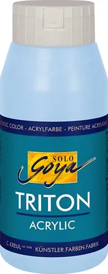 Obrázek produktu pro KREUL 17044 KREUL SOLO GOYA Triton Acrylfarbe himmelblau 750,0 ml