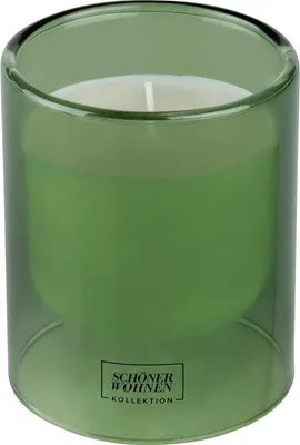 Produktbild von Schöner Wohnen Duftkerze im Glas L Basilikum Mandarine Ø 9 x 11 cm