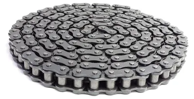 Produktbild von Rollenkette 60H-1 (12Ah-1), Verstärkt, Länge 400 Cm (4 M) + Verbindungsglied – Ozd