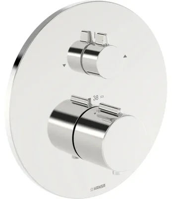 Obrázek produktu pro Sada Hansa pro dva vývody HANSAEASYTHERM 8862, kulatá rozeta, chrom, 1 ks.
