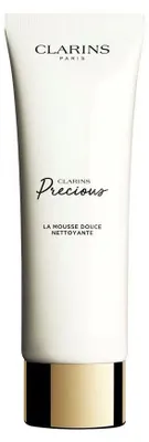 Productafbeelding van Clarins Precious, Reinigingsschuim, Voor dames, Geschikt voor alle huidtypes, Reinigend, Exfolierend, Hydraterend, Verzachtend, Tube, AQUA/WATER/EAU. COCAMIDOPROPYL BETAINE. SODIUM COCOYL ISETHIONATE. GLYCERIN. SODIUM COCOYL...