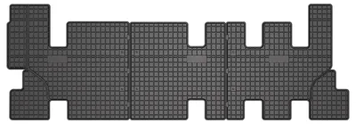 Image de Tapis avant en caoutchouc + tunnel pour Ford Tourneo Custom I 2012-2023 – 3 pièces, noirs, sur mesure