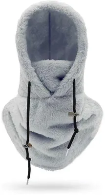 Immagine prodotto di Cappellino in pile caldo, antivento, grigio chiaro, per attività all'aperto