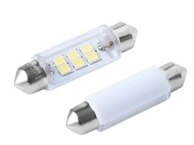 Obrázok produktu pre Žiarovka VISION Festoon SV8.5 41mm 12V, 6x 2835 SMD LED, biela, 2 ks