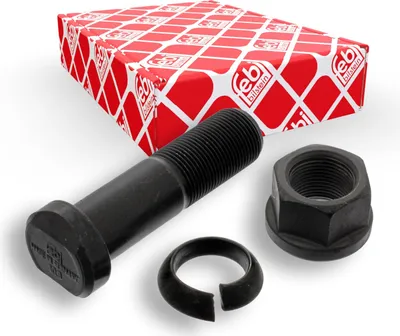 Produktbild von FEBI BILSTEIN Radbolzen 07938 Vorne Hinten passend für MERCEDES-BENZ O 303 22mm 92mm Stahl 36mm 0,282kg