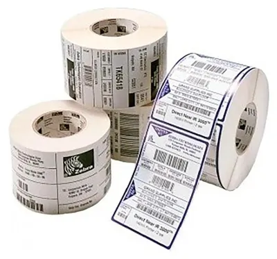 Image de Étiquettes - Z-Ultimate 3000T argent, polyester brillant premium argenté, 70 x 32mm, D127mm, mandrin 25mm, 2370 étiquettes/rouleau, permanent