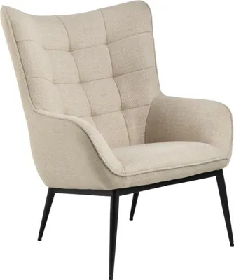 Image de Redding fauteuil tissu beige.