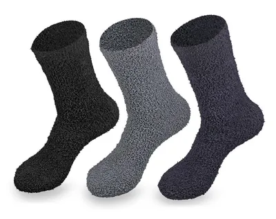 Produktbild von Kerlin Herren Kuschelsocken Bettsocken warm weich Schwarz Gr. 47-50 2 Paar