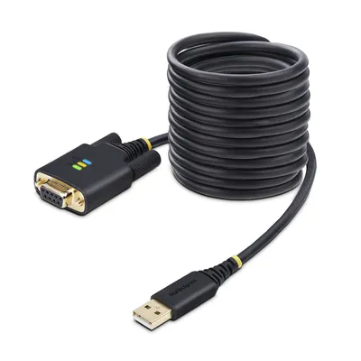 Immagine prodotto di StarTech.com 1P10FFCN-USB-SERIAL cavo seriale Nero 3 m USB tipo A DB-9