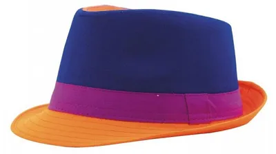 Produktbild von PartyPro Hut, Trilby-Modell, Neonblau