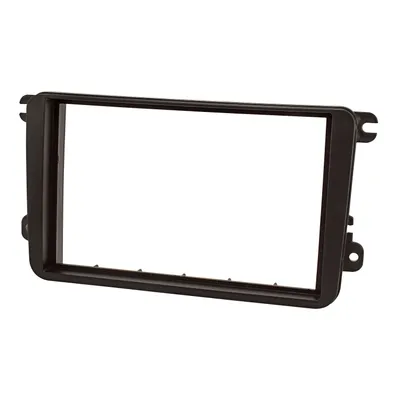 Produktbild von Doppel DIN Radioblende kompatibel mit VW Golf 5+6 Touran Passat 3C Caddy EOS Skoda Octavia schwarz