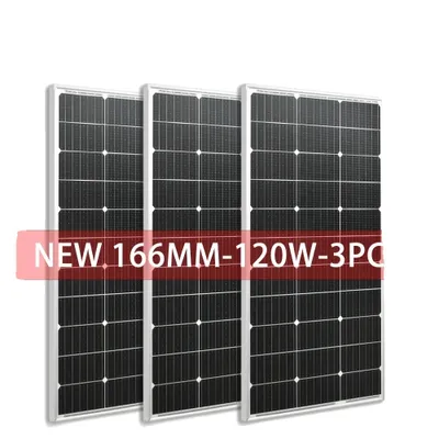 Obrázek produktu pro Solární panel, vysoká účinnost, pevná skleněná konstrukce, 360W bílý panel
