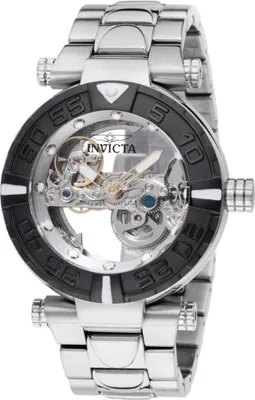 Produktbild von Invicta Subaqua 49505 Herrenuhr - Automatikwerk - Edelstahl mit silbernem Zifferblatt - 47 mm