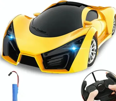 Obrázek produktu pro Sportovní auto na dálkové ovládání dobíjecí 1:16 žluté ABS RC sportovní závodní auto pro venkovní použití