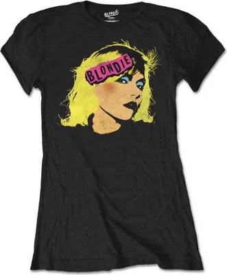 Obrázok produktu pre Blondie Punk Logo Black L Dámske Tričko
