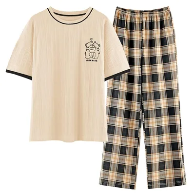 Produktbild von Solidchoice – Mädchen-Pyjama mit Comic-Motiv und langen Hosen, Größe 8-14 Jahre