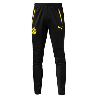 Produktbild von BVB Training Pants Kinder Saison 2017/18, Größe:152, Farben:37 black-cyber yellow
